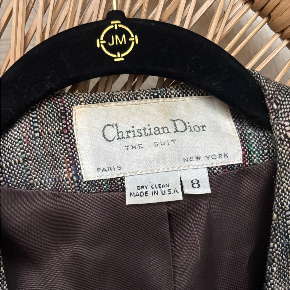 Vintage Christian Dior Skirt & Blazer Suit - Picture 5 of 11